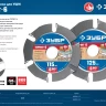 ЗУБР Термит-6, 125 х 22.2 мм, 6 резцов, для УШМ, усиленный, пильный диск по дереву, Профессионал (36858-125) купить в Урае