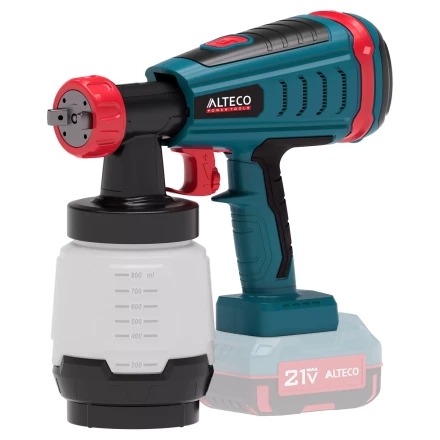 Бесщеточный аккумуляторный краскораспылитель ALTECO CSG 21-1000 BL Solo (без АКБ и ЗУ) 74567 купить в Урае
