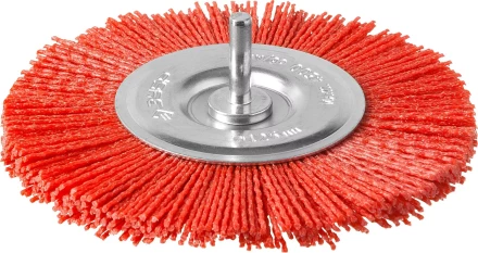 ЗУБР &quot;ПРОФЕССИОНАЛ&quot;. Щетка дисковая для дрели, нейлоновая проволока с абразивным покрытием, 125мм 35161-125_z02 купить в Урае