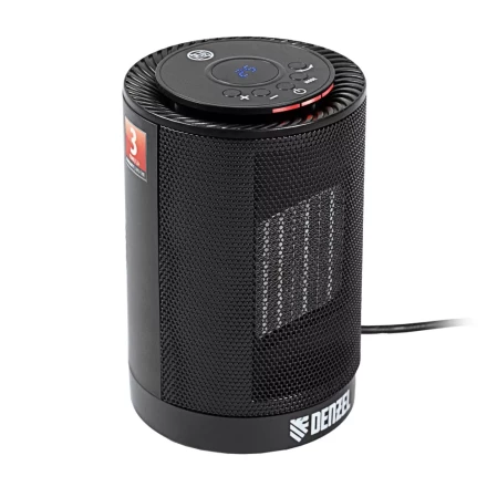 Тепловентилятор электрический керамический Denzel DTFC-1200, 3 режима, вентилятор, нагрев 600/1200 Вт 96418 купить в Урае