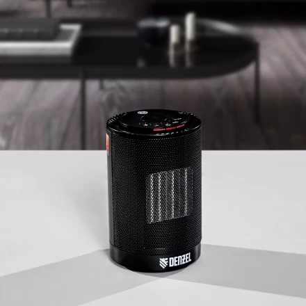 Тепловентилятор электрический керамический Denzel DTFC-1200, 3 режима, вентилятор, нагрев 600/1200 Вт 96418 купить в Урае