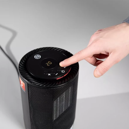 Тепловентилятор электрический керамический Denzel DTFC-1200, 3 режима, вентилятор, нагрев 600/1200 Вт 96418 купить в Урае