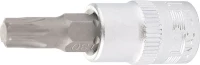 Головка с битой вставкой PZ1 квадрат 1/4" CrV STELS 13814
