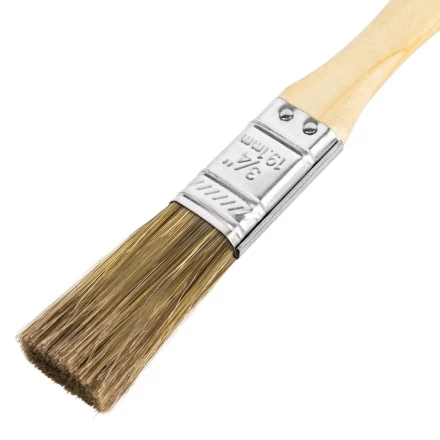 Кисть плоская "Евро" 3/4", смешанная щетина, деревянная ручка MTX 83076 купить в Урае
