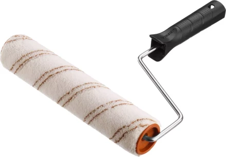 Валик малярный ЗУБР &quot;ОПТИМА -МИКРОТЕКС&quot;, пропитки и средства защиты древесины, микрофибра, ворс 7 мм, бюгель 6 мм, 40х240мм 03545-24 купить в Урае