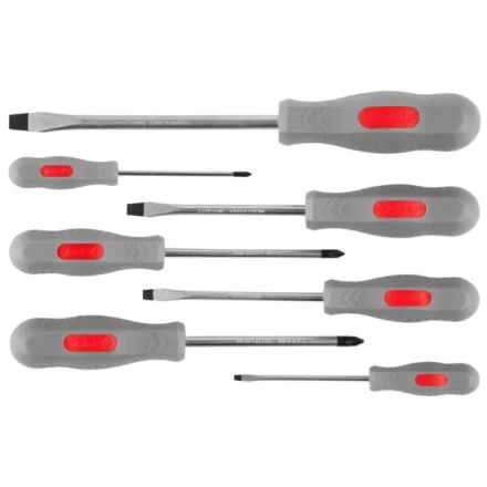 Набор ЗУБР &quot;МАСТЕР&quot;: Отвертки, Cr-v, эргономичная двухкомпонентная рукоятка, 7шт 25065-H7_z02 купить в Урае