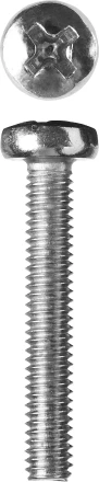 Винт ЗУБР &quot;МАСТЕР&quot; DIN 7985, класс прочности 4.8, оцинкованный, M4x20мм, 5кг 303150-04-020 купить в Урае