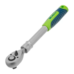 Ключ-трещотка телескопический 1/2", 300-430 мм, 72 зуба, с быстрым сбросом// Сибртех 14077