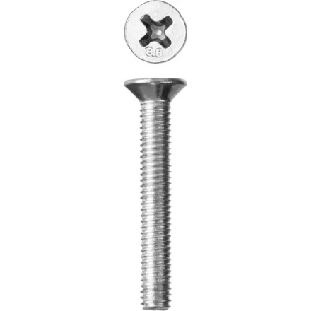 Винт ЗУБР DIN 965, класс прочности 8.8, оцинкованный, M3x12 мм, ТФ6, 38 шт. 4-303116-03-012 купить в Урае