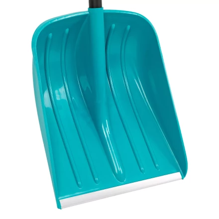 Лопата для уборки снега Palisad 61677, полипропилен, 365х450х1355 мм, алюминиевый черенок, усиленная, LUXE купить в Урае