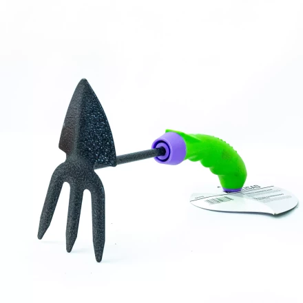 Мотыжка комбинированная Palisad 623778, профиль &quot;лепесток&quot; и 3-зубая, защ. покр, обрез. эргономичная рукоятка купить в Урае