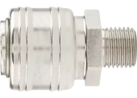 Муфта универсальная быстросъемная "мама" внешняя резьба 1/4" 2 шт Stels 57051 купить в Урае