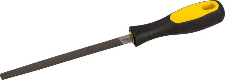Напильник STAYER "PROFI" трехгранный, с двухкомпонентной рукояткой, № 1, 150мм 16603-15-1 купить в Урае