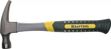 Молоток-гвоздодер RIP 450 г с фиберглассовой рукояткой, KRAFTOOL 20281-450 20281-450 купить в Урае