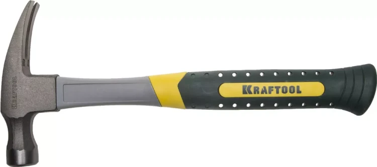 Молоток-гвоздодер RIP 450 г с фиберглассовой рукояткой, KRAFTOOL 20281-450 20281-450 купить в Урае