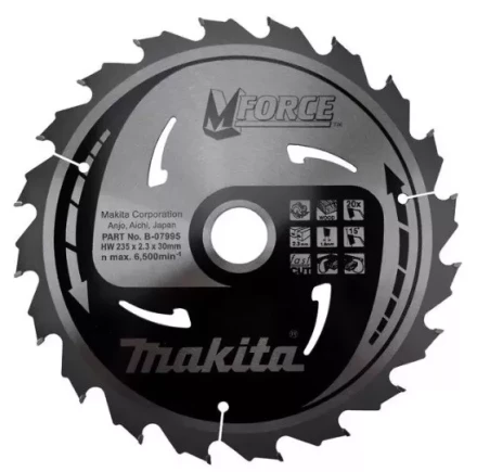 Диск пильный Makita M-Force, 190х30х2мм, 12 зуб, для дерева B-31245 купить в Урае