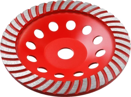 Чашка алмазная шлифовальная по бетону ЗУБР &quot;МАСТЕР&quot; сегментированная, 180мм 33375-180 купить в Урае