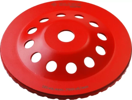 Чашка алмазная шлифовальная по бетону ЗУБР &quot;МАСТЕР&quot; сегментированная, 180мм 33375-180 купить в Урае