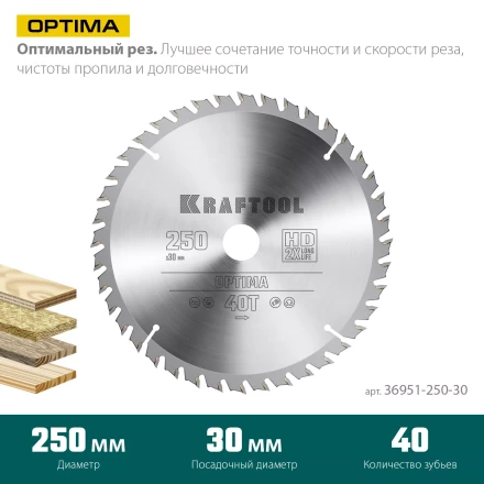 Диск пильный OPTIMA, повышенный ресурс 36951-250-30 купить в Урае