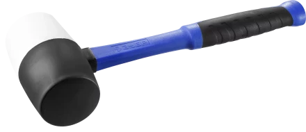 Киянка ЗУБР ЭКСПЕРТ резиновая чёрная с фиберглассовой рукояткой серия ПРОФЕССИОНАЛ купить в Урае