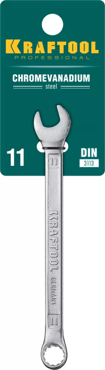 Ключи комбинированные KRAFTOOL, Cr-V, DIN 3113 27079-11 купить в Урае