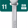 Ключи комбинированные KRAFTOOL, Cr-V, DIN 3113 27079-11 купить в Урае