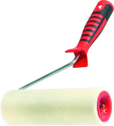 Валик &quot;Велюр&quot; с двухкомпонентной ручкой 250 мм ворс 4 мм D 44 мм шерсть  MATRIX 80663 купить в Урае