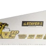 Ножовка STAYER "PROFI" "COBRA" GX900, трехгранный японский зуб, импульсная закалка, 2-х комп ручка, 9 TPI, 400мм 1514-40_z02 купить в Урае