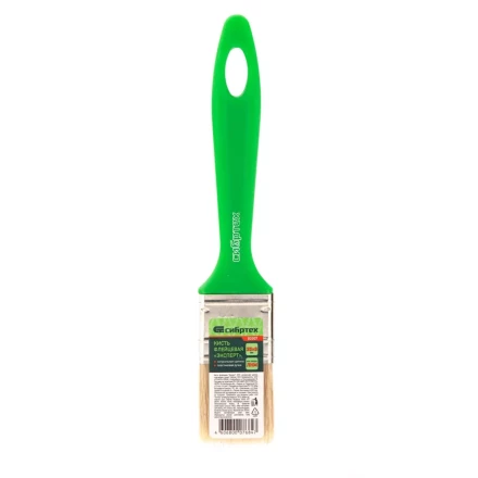 Кисть флейцевая &quot;Эксперт&quot;, 35 x 8, натуральная щетина, пластиковая ручка Сибртех 83307 купить в Урае