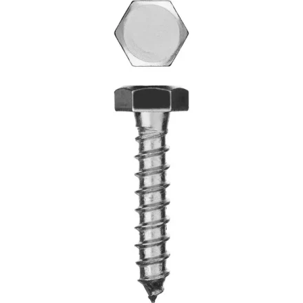 Шурупы ЗУБР &quot;МАСТЕР&quot; с шестигранной головкой, оцинкованные, 10x50мм, 45шт 4-300451-10-050 купить в Урае