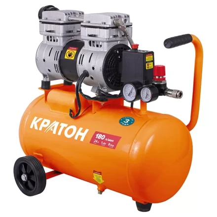 Компрессор безмасляный поршневой прямой привод Кратон AC-180-24-OFS 3 01 01 052 купить в Урае