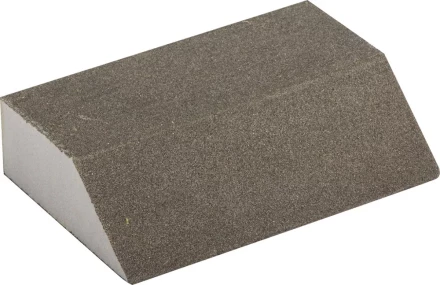 Губка шлифовальная ЗУБР &quot;МАСТЕР&quot; четырехсторонняя угловая, средняя жесткость, Р180, 100х68х42х26мм 35613-180 купить в Урае