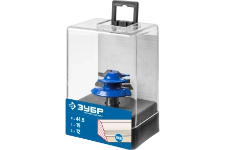 ЗУБР 44.5 x 21 мм, фреза кромочная для углового сращивания, Профессионал (28724-44.5) купить в Урае