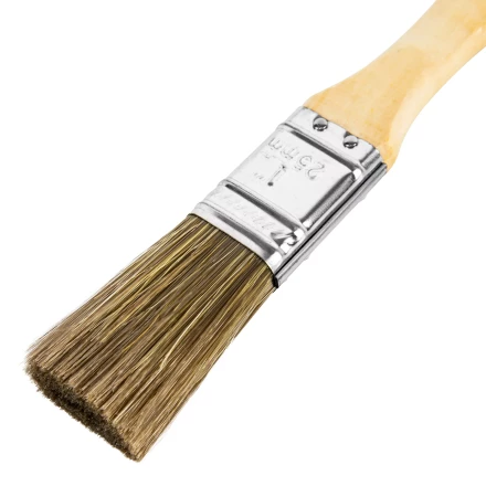 Кисть плоская "Евро" 1", смешанная щетина, деревянная ручка MTX 83077 купить в Урае