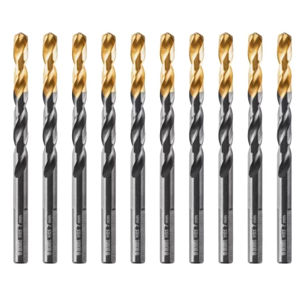 Сверло по металлу, 7 мм, HSS-Tin, Golden Tip, 10 шт. Denzel 717217 купить в Урае