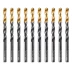 Сверло по металлу, 7 мм, HSS-Tin, Golden Tip, 10 шт. Denzel 717217 купить в Урае