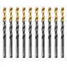 Сверло по металлу, 7 мм, HSS-Tin, Golden Tip, 10 шт. Denzel 717217 купить в Урае