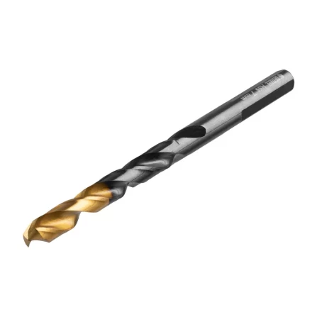 Сверло по металлу, 7 мм, HSS-Tin, Golden Tip, 10 шт. Denzel 717217 купить в Урае