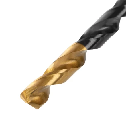 Сверло по металлу, 7 мм, HSS-Tin, Golden Tip, 10 шт. Denzel 717217 купить в Урае