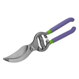 Секатор прямого реза Palisad, 255 мм, цельнокованый, металлические обрезиненные рукоятки, 60467