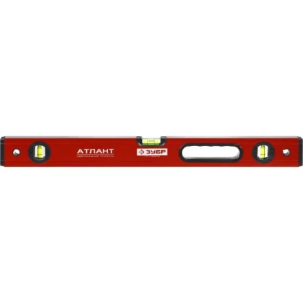 Уровень ЗУБР &quot;МАСТЕР&quot; &quot;УС - 5&quot; коробчатый усиленный, фрезерованный, 3 глазка, крашенный, с ручками, 60см 34585-060 купить в Урае