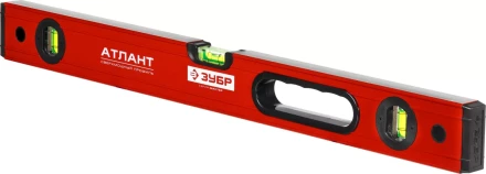 Уровень ЗУБР &quot;МАСТЕР&quot; &quot;УС - 5&quot; коробчатый усиленный, фрезерованный, 3 глазка, крашенный, с ручками, 60см 34585-060 купить в Урае