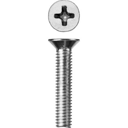 Винт ЗУБР &quot;МАСТЕР&quot; DIN 965, класс прочности 4.8, оцинкованный, M6x35мм, 5кг 303110-06-035 купить в Урае