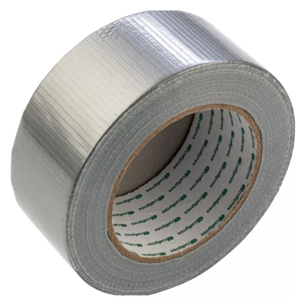 Лента клейкая армированная, 48 мм х 40 м, серебро Сибртех 888165 купить в Урае