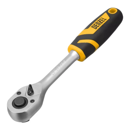 Набор инструментов Denzel 15801, 1/2&quot;, 1/4&quot;, CrV, S2, пластиковый кейс, 64 предмета купить в Урае