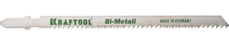 Полотна KRAFTOOL, T345XF, для эл/лобзика, Bi-Metall,универ.: по нерж.стали, дереву с гвоздями, EU-хвост., шаг 1,8-2,5мм, 110мм, 2шт 159505-U купить в Урае