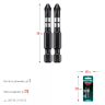 Биты для ударных шуруповертов KRAFTOOL Impact Pro PZ 26193-2-50-S2 купить в Урае