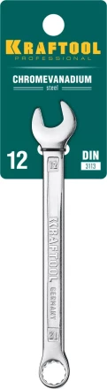 Ключи комбинированные KRAFTOOL, Cr-V, DIN 3113 27079-12 купить в Урае