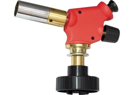 Профессиональная горелка на бутановый баллон пьезоподжиг расширенное сопло Matrix 91427 купить в Урае