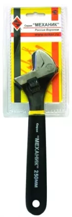 Ключ разводной с переставной губкой 250 мм 19076 купить в Урае